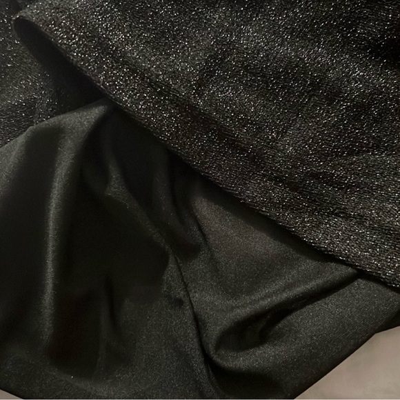 Smak Parlour Black Sparkle Mod Mini Dress - Picture 3 of 6